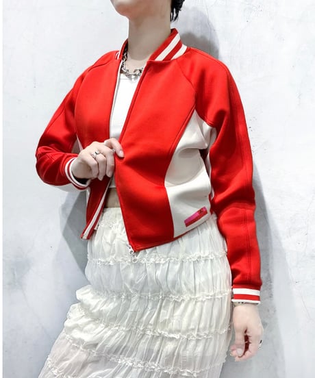 adidas × STELLA McCartney Bicolor Cropped Blouson REWH