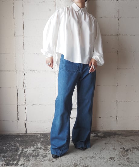 1980's USNAVY Denim Sailor Pants NV