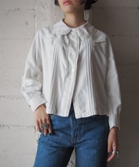 1920-30's Euro Round Neck Lace Blouse WH