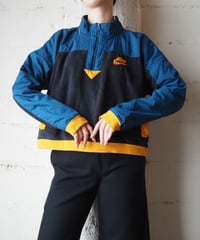 NIKE Cropped Half Zip Fleece Pullover NVBLOR