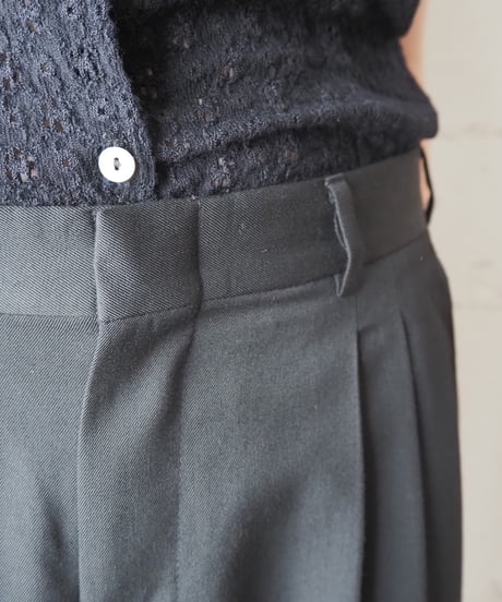 CITY STREETS 3 Tuck Slacks BK