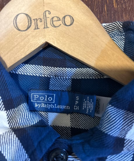 Polo by Ralph Lauren Plaid Flannel Shirt NV WH
