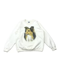 Dog Print Sweat WH