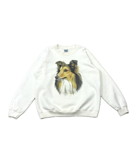 Dog Print Sweat WH