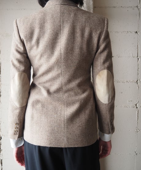 LAUREN Herringbone Wool Tailored Jacket BE