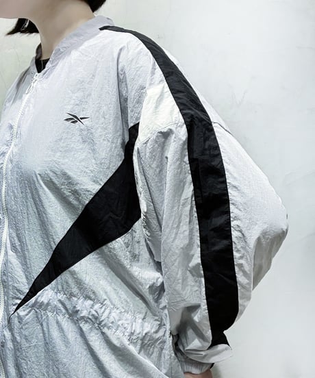Reebok Tricolor Nylon Long Jacket LPURWHBK
