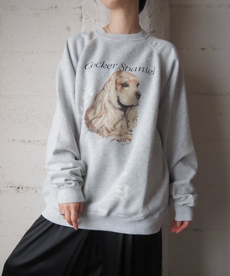 Cocker Spaniel Print Sweat LGR