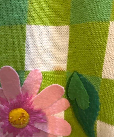 Vintage michael simon 3D Flower Embroidery Sweater LGNPI