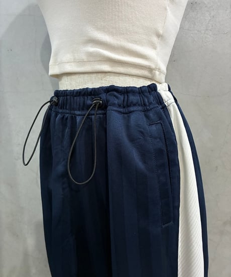 Remake NIKE Drawstring Track Skirt NV WH