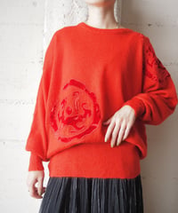 ESCADA Velour Emblem Sweater RE