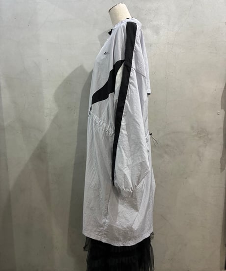 Reebok Tricolor Nylon Long Jacket LPURWHBK