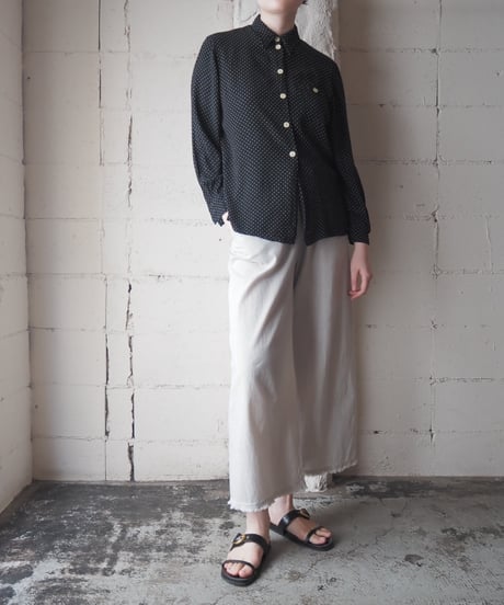 Betty Barclay Long Sleeve Dot Shirt BK WH