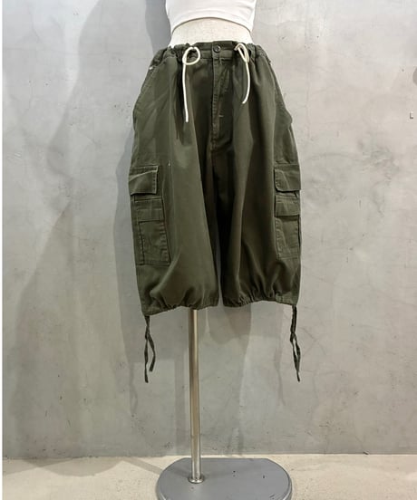 REMAKE Drawstring Cargo Shorts KA