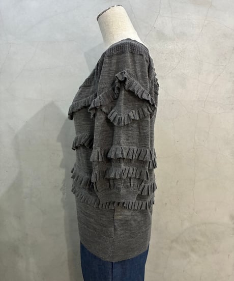 3.1 Phillip Lim Ruffled Short Sleeve Knit GR