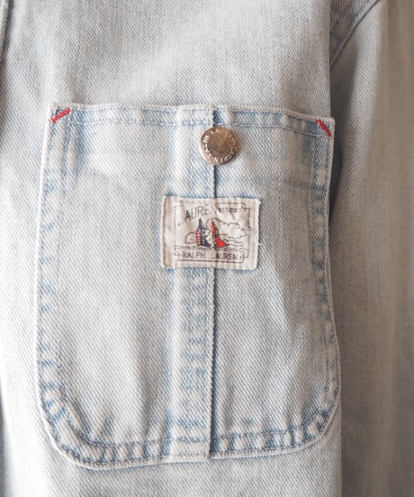 LAUREN Ralph Lauren Denim Coverall Jacket LBL