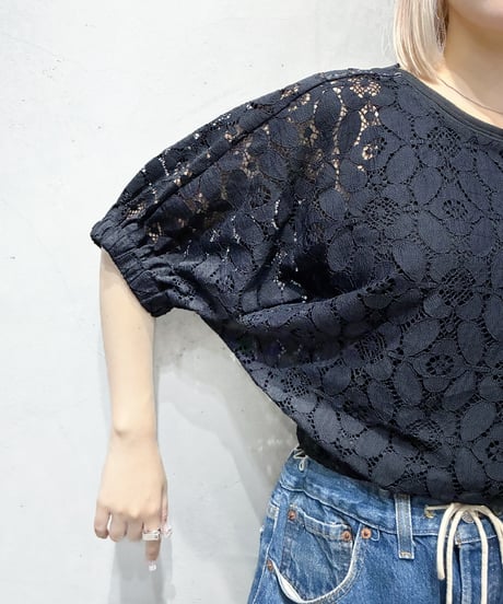 Desigual  Flower Lace Tops BK
