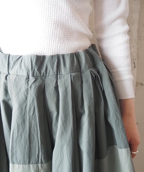 CASEY CASEY Mixed Fabrics Arch Skirt KA