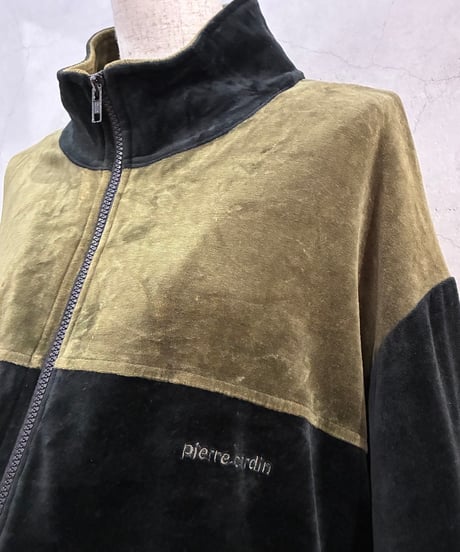 pierre cardin Velour Track Jacket BK KA