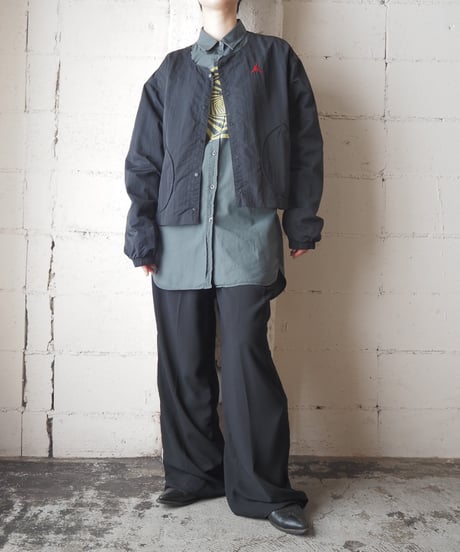NIKE JORDAN Collarless Snap Jacket BK