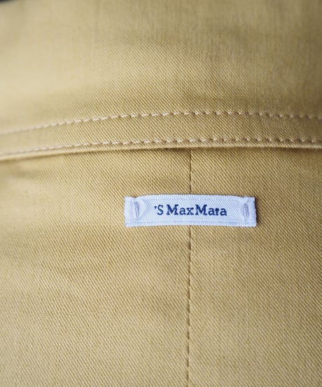 'S MaxMara Long Shirt Coat Dress YE