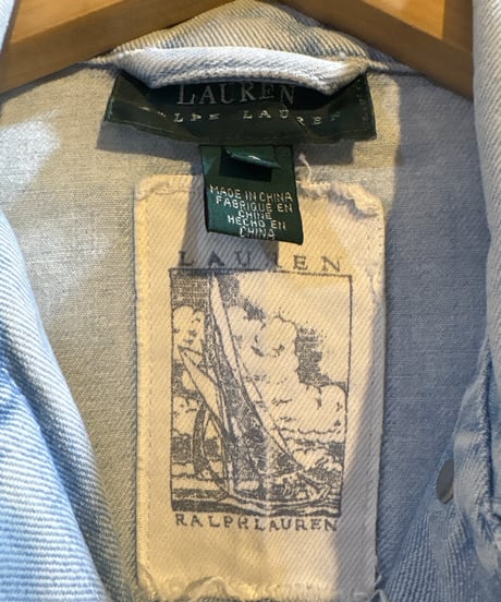 LAUREN Ralph Lauren Denim Coverall Jacket LBL