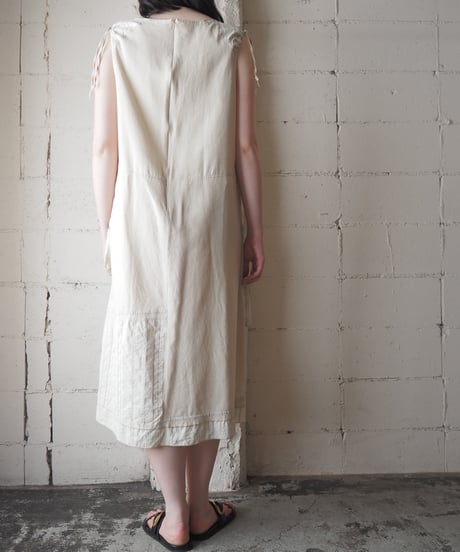Asymmetrical Patchwork Paneled Sleeveless Dress BE IV