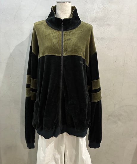 pierre cardin Velour Track Jacket BK KA