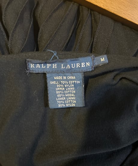 RALPH LAUREN Pin Tuck Camisole Dress BK