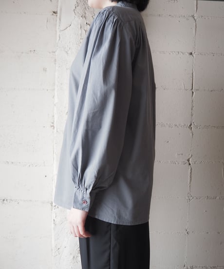 J.Peterman Band Collar Pullover Shirt GR