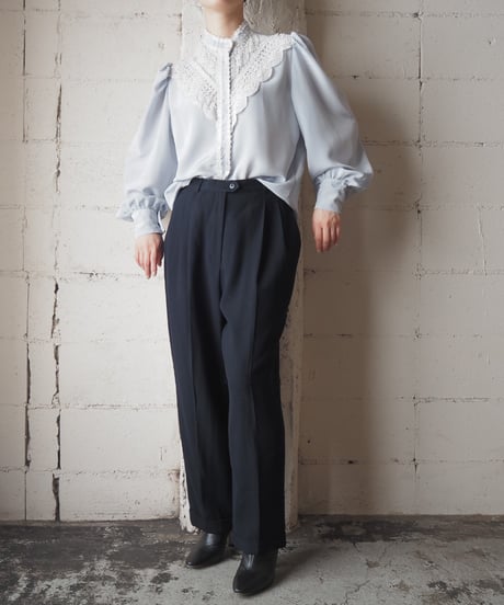 LAUREN RALPH LAUREN Made in USA 2 Tuck Wool Slacks NV