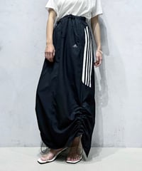 Remake adidas Drawstring Track Skirt BK WH