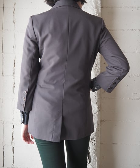 DKNY JEANS Double Breasted Jacket with Zipper Detail GR