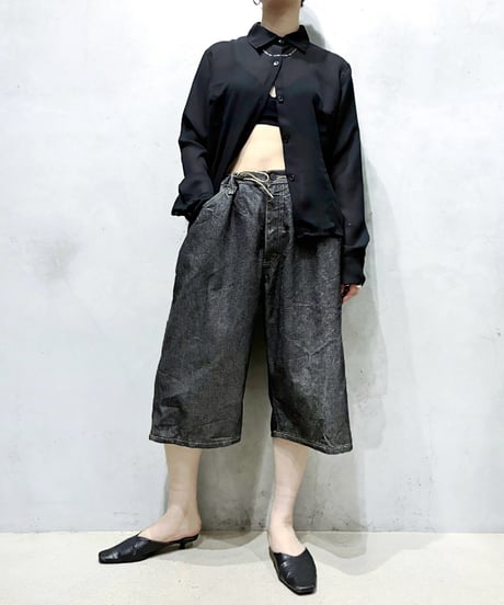 REMAKE Dickies Drawstring Denim Shorts BK