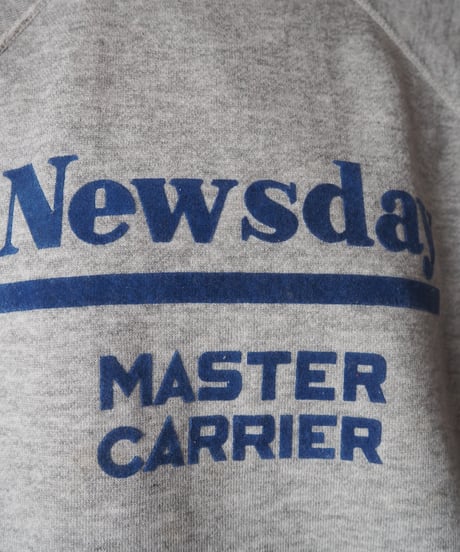 1980's Newsday Flock Print Sweat GRBL