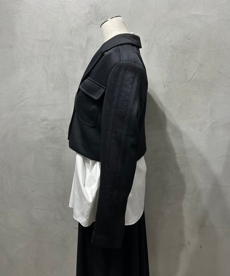 adidas × IVY PARK Cropped Line Jacket BK GD