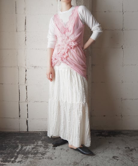 REMAKE Shirring Lace Camisole PI