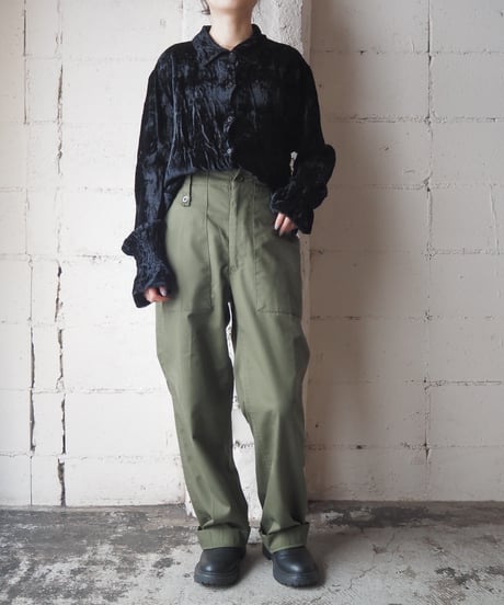 Crushed Velvet Shirt BK