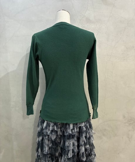 Remake Vintage Ruffled Hem Thermal GN