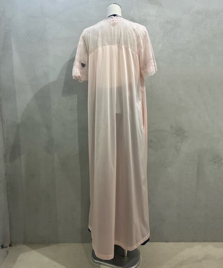 Made in USA Lace Sleeve Satin Robe LPI