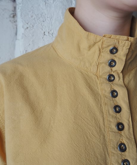 Stand Collar Many Button Shirt MU