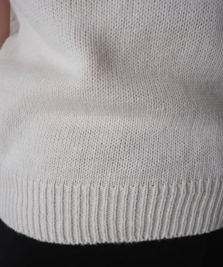 Mock Neck Buttoned Knit Vest IV