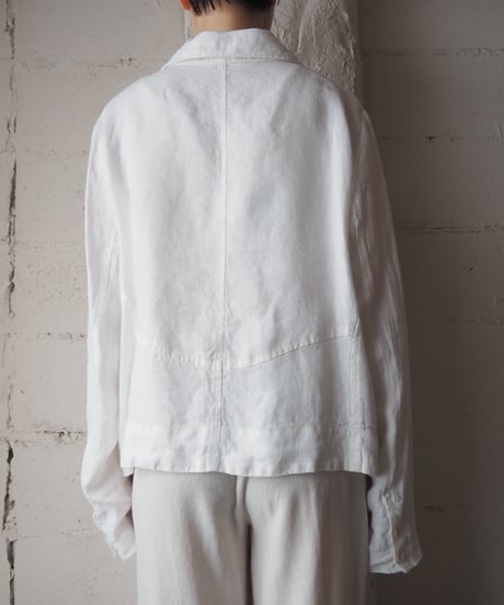 CP SHADES Made in USA Linen Summer Jacket WH