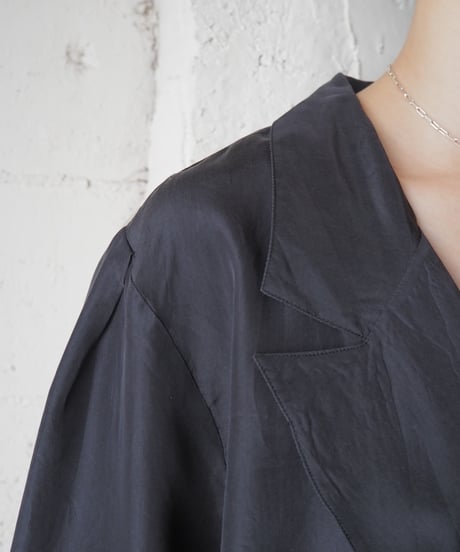 Pure Silk Double Breasted Jacket BK
