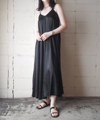 Vneck Satin Camisole Maxi Dress BK