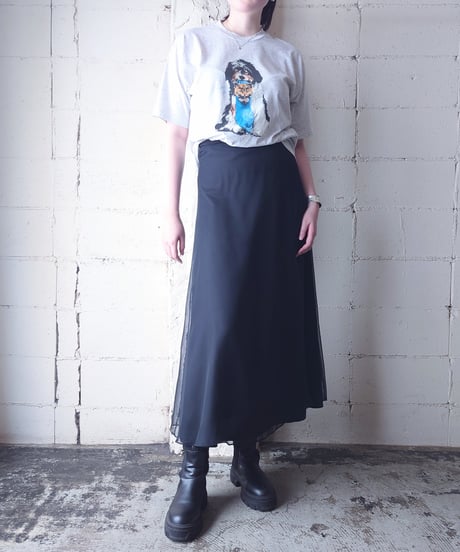 Dog and Cat Graphic Print T-Shirt LGR