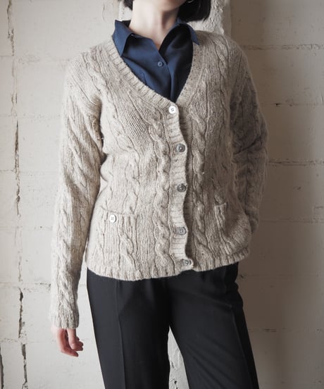 LAUREN Ralph Lauren Wool Cable Knit Cardigan BE