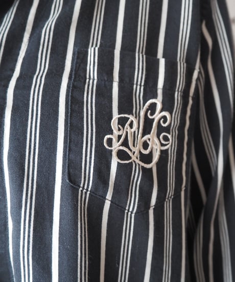 LAUREN Ralph Lauren Stripe Pajama Shirt BKWH