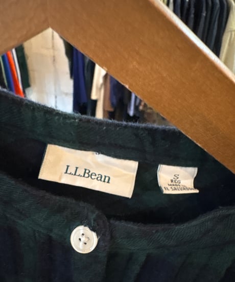 L.L.Bean Plaid Flannel Night Dress NVGN
