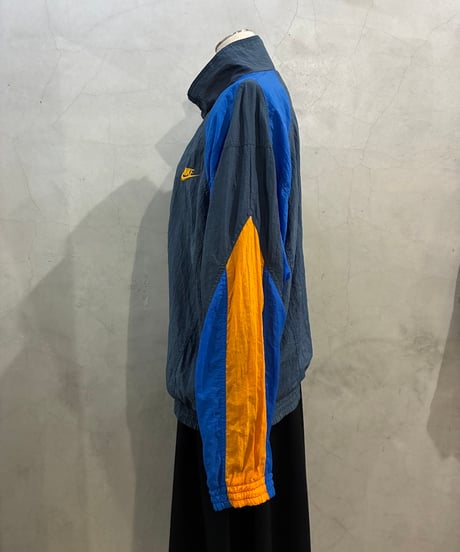 90's  NIKE Tricolor Nylon Jacket　BLOR