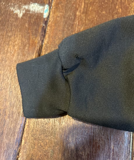 REMAKE Collarless Zip Up Blouson BK